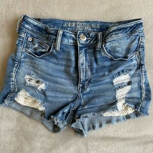 American Eagle Outfitters Blue Denim Women's Shorts